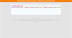 Desktop Screenshot of printfreindly.com